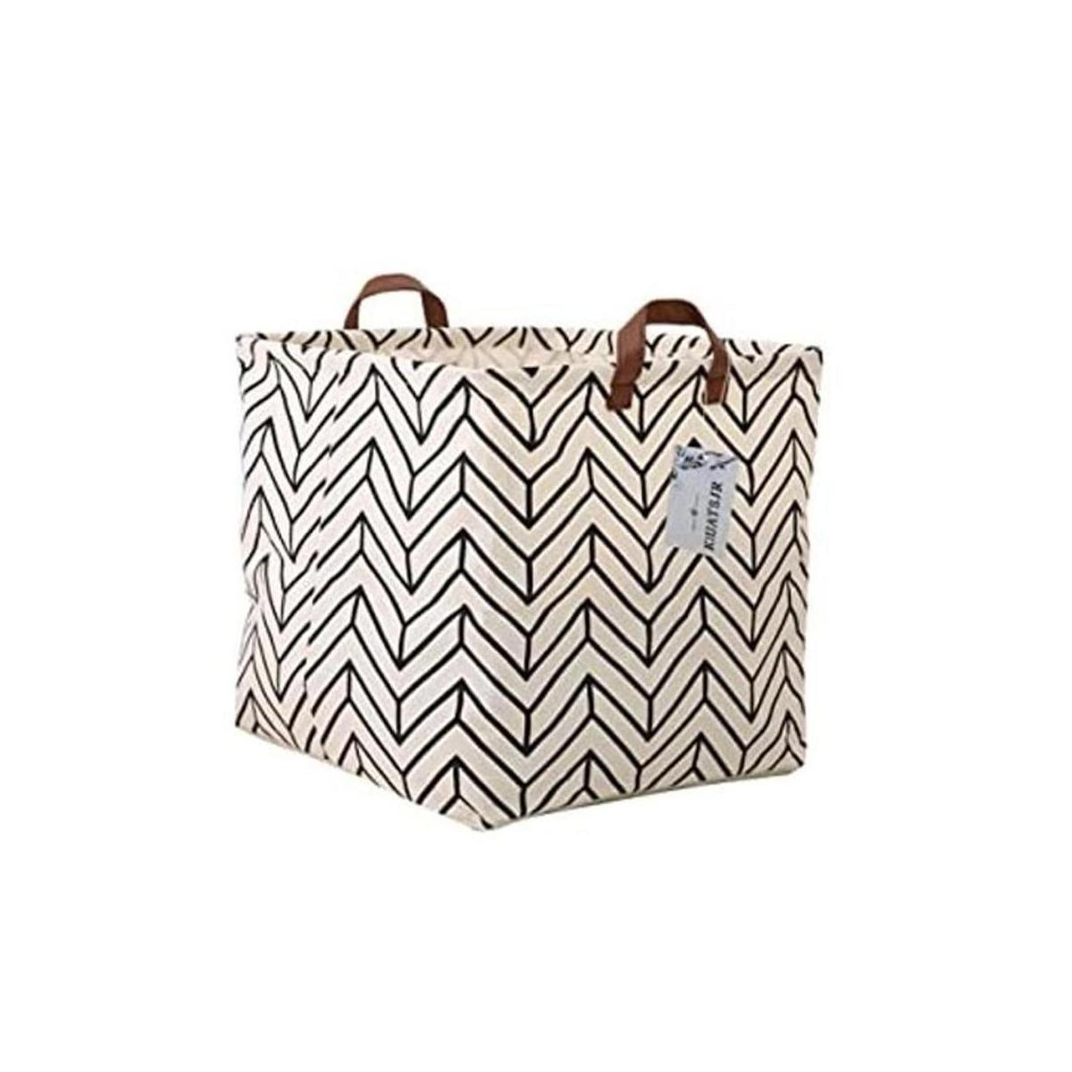 Cesta de almacenamiento de lona plegable organizador con