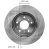 Bendix Premium tambor y rotor PRT5684 rotor de freno_3