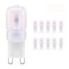 Paquete de 10 luces LED G9 base G9 3 W luz blanca_1