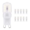 Bombillas LED G9 paquete de 10 unidades base G9 3 W