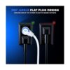 Maximm Cable de extensión de enchufe plano blanco de 10_3