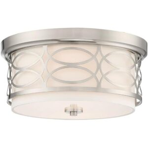 Kira Home Sienna Lámpara de techo de 13 pulgadas 2 luces_1