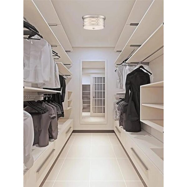 Kira Home Sienna Lámpara de techo de 13 pulgadas 2 luces_2
