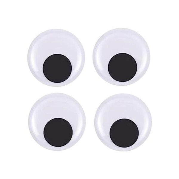 DECORA Ojos grandes de 6 pulgadas con autoadhesivo para