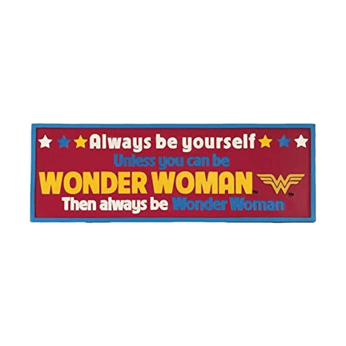 Spoontiques Wonder Woman Letrero de escritorio