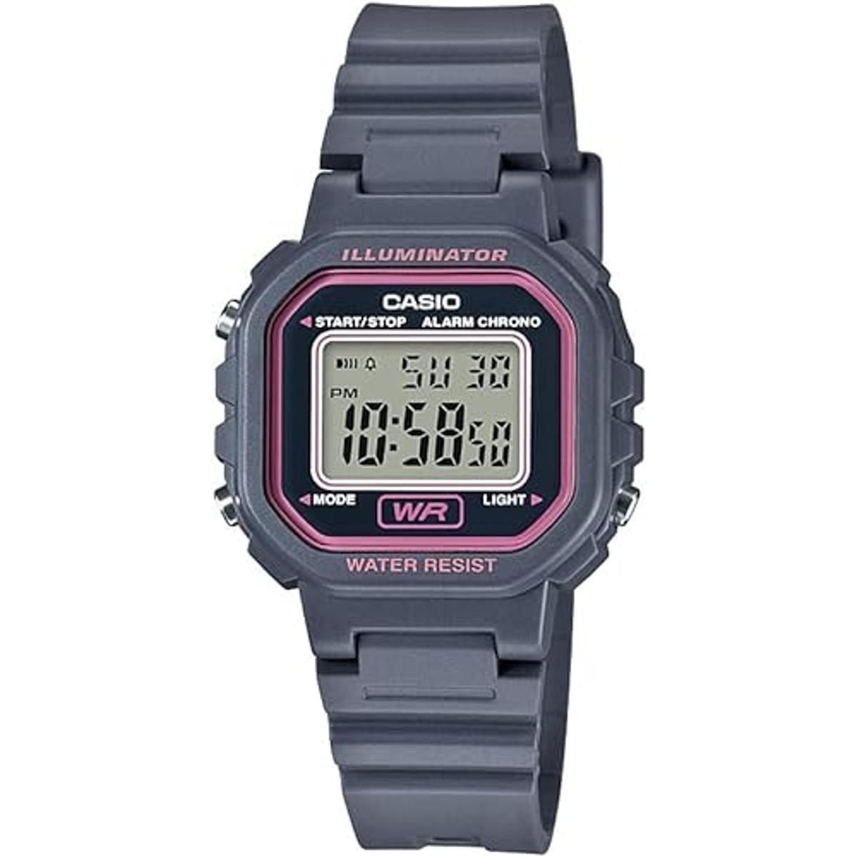 Womens LA20WH1ACF Classic Digital Black Resin Watch