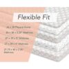 Sábanas de 100 algodón orgánico para Pack n Play y otras_2