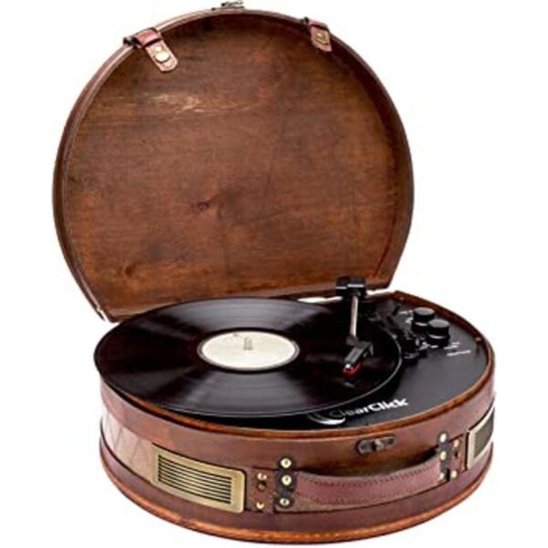 ClearClick Tocadiscos vintage para maleta con Bluetooth y_1