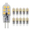 Bombillas LED G4 G4 con base bipin de 1.5 W equivalente a