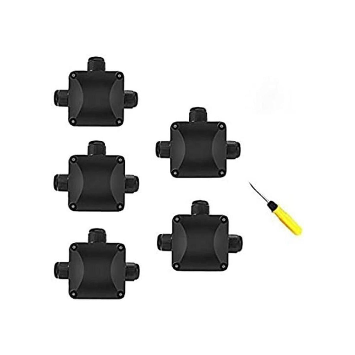 Caja de conexiones 5 conectores de cable IP68