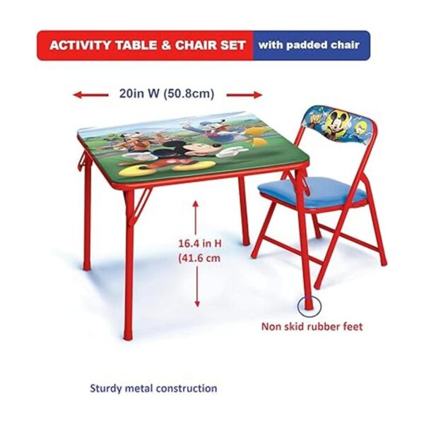 Disney Junior 45704 Mickey Kids Juego de mesa y silla_2