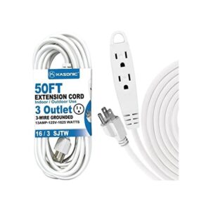 Cable de extensión de 3 salidas de 50 pies certificación_1