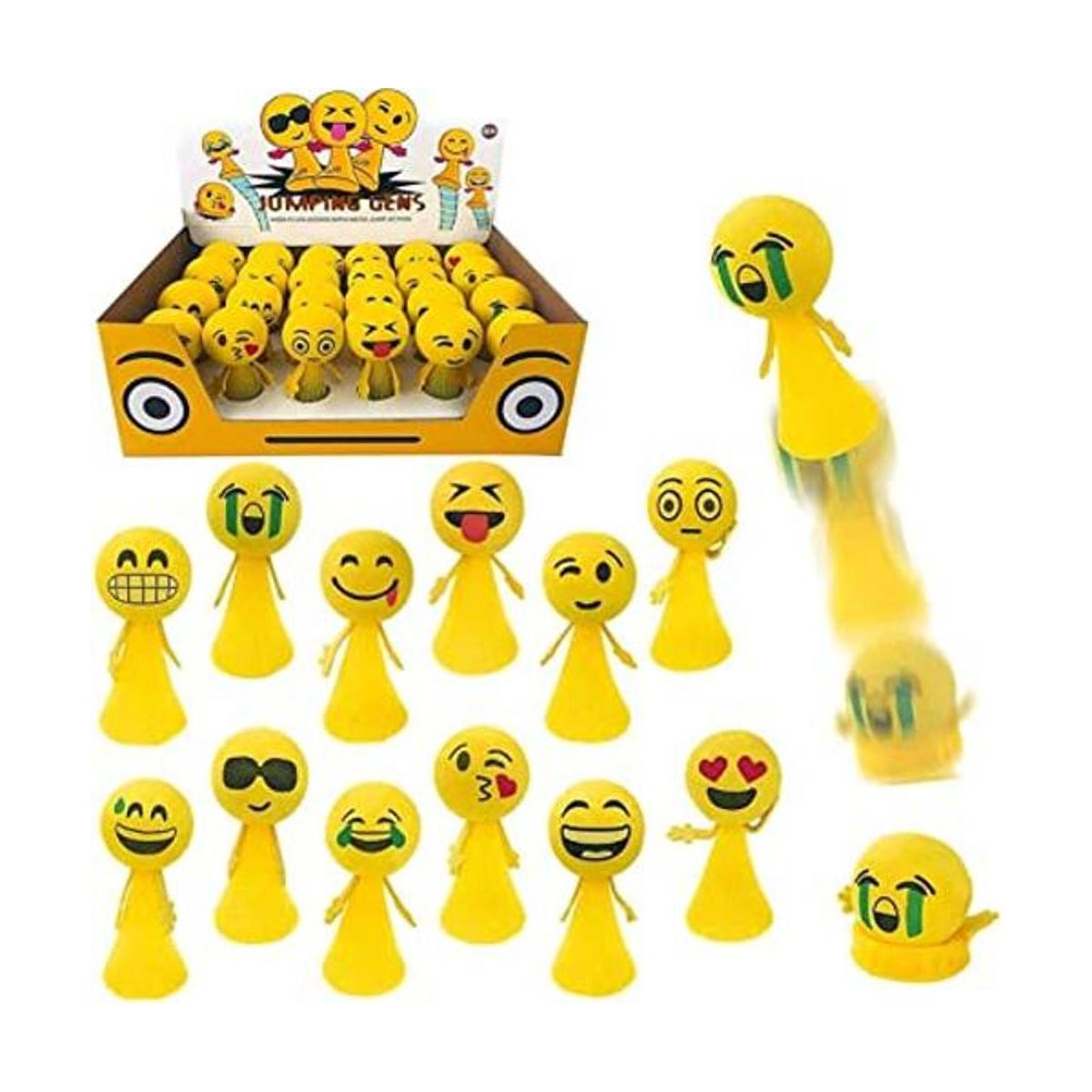 Jumping Emoji Popper Lanzadores de primavera suministros