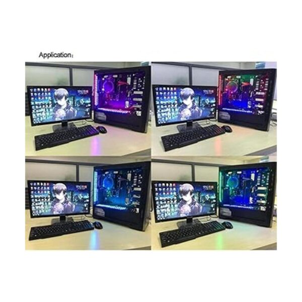 DS Tira de luz LED flexible de PC color azul con diseño_2