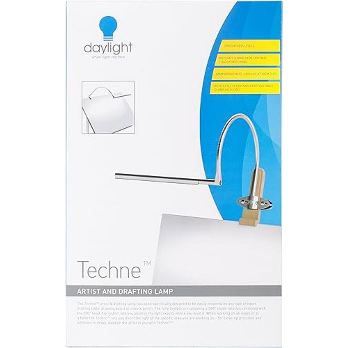 Daylight Techne Lámpara LED para artista y dibujo 4.7 x