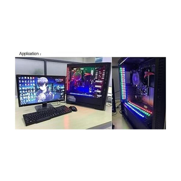 DS Tira de luz LED flexible de PC color azul con diseño_3
