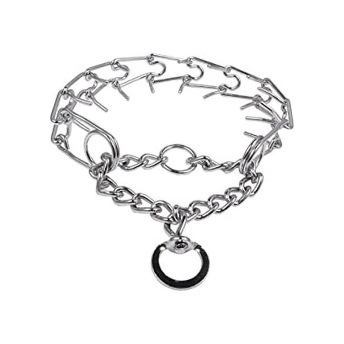 Darkyazi Collar de acero inoxidable duradero para perros