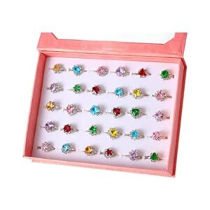 PinkSheep Anillos de joyería para niños 30 piezas_1