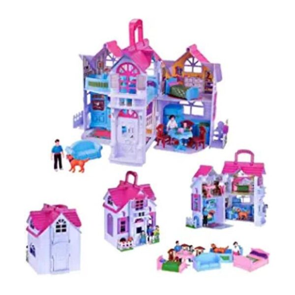 My Sweet Home de plegar y jugar casa de muñecas con_1