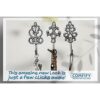 Shabby Chic de Comfify juego de 3 ganchos de pared de_2
