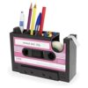 Dispensador de cinta de cassette soporte para bolígrafos
