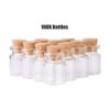 MaxMau Botellas pequeñas con corcho 0.2 fl oz paquete de_2