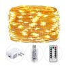 HSicily Luces de hadas enchufables 100 luces LED de 33_1