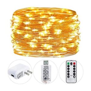 HSicily Luces de hadas enchufables 100 luces LED de 33_1