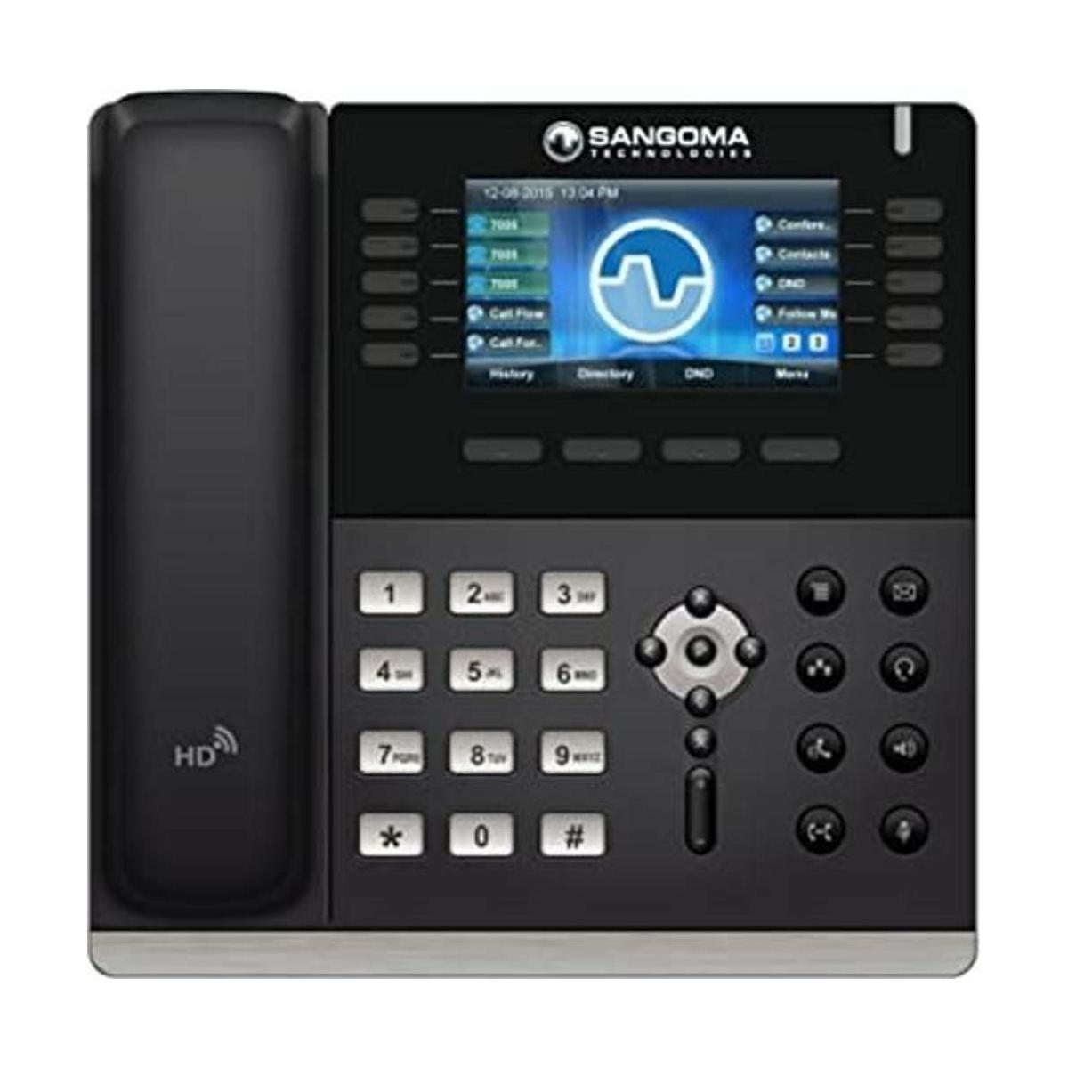 Sangoma S705 teléfono VOIP con PoE o adaptador de CA se