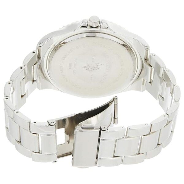 U.S. Polo Assn. USC80515 Reloj de tono plateado con_2