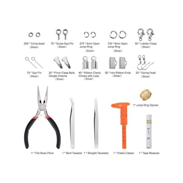 Paxcoo Kit de suministros para hacer joyas herramienta de