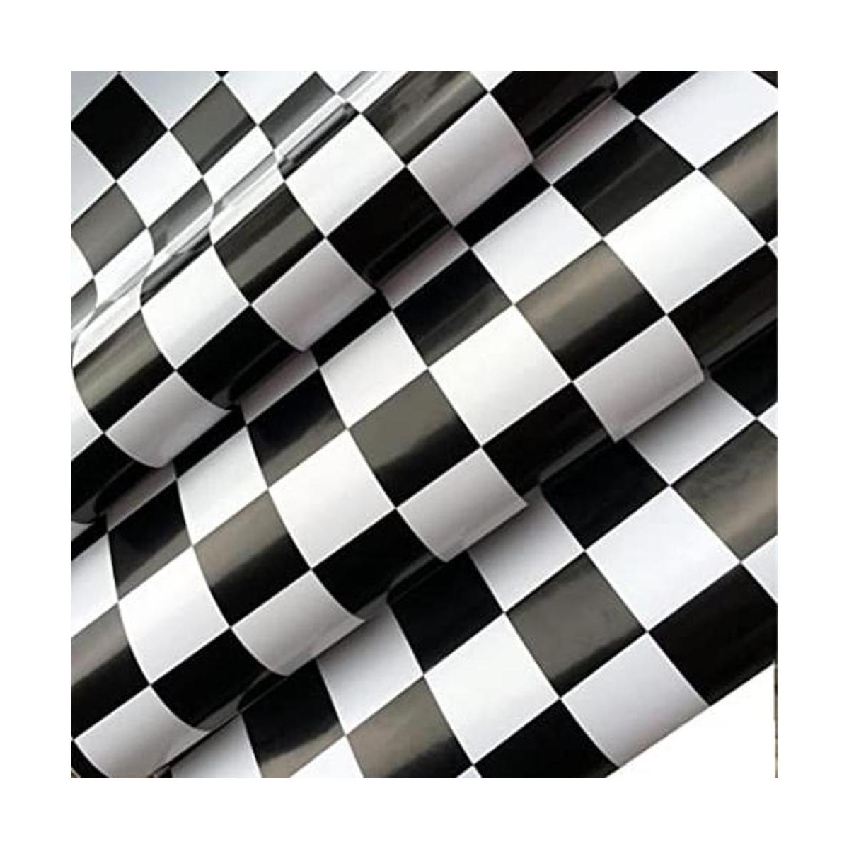 Redodeco Adhesivo Blanco Negro Mosaico Backsplash Azulejos