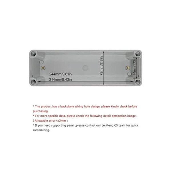 LeMotech Caja de conexiones IP67 impermeable a prueba de_2