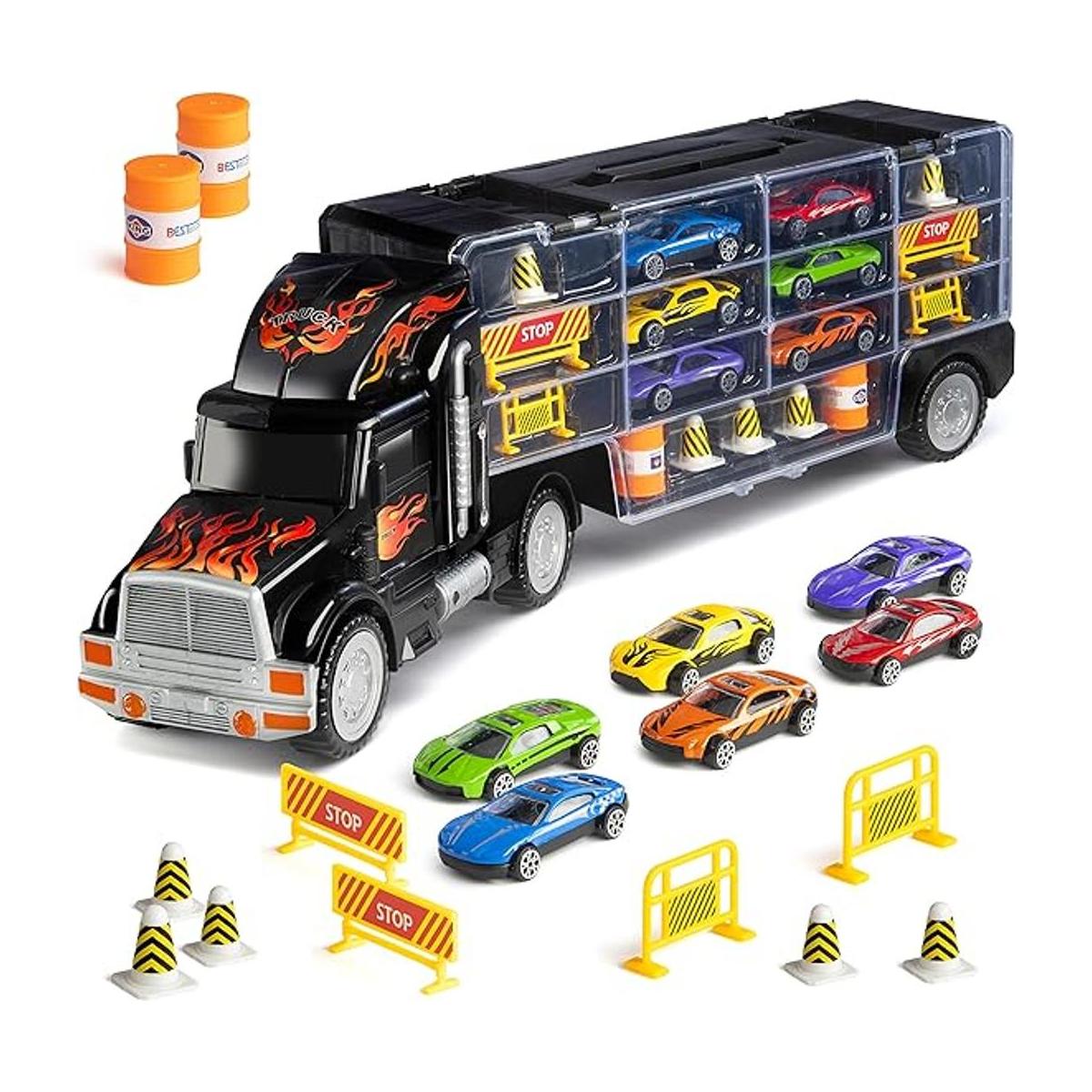 Play22 Camión de juguetes auto de transporte camión de