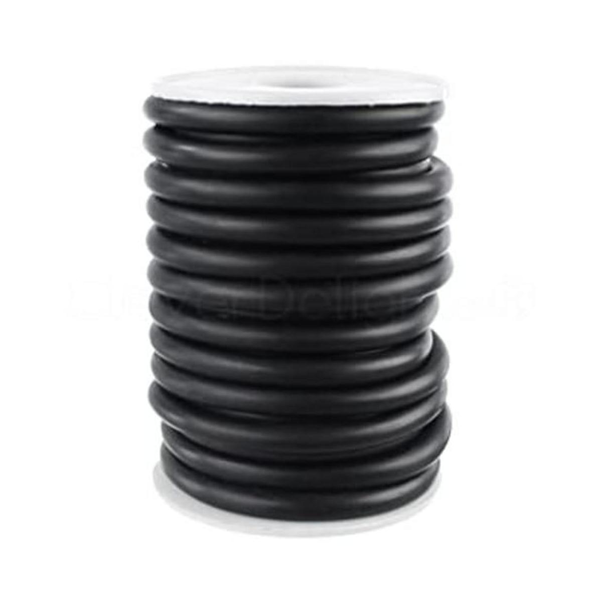 CleverDelights Cable de goma maciza diámetro de 0.2 in