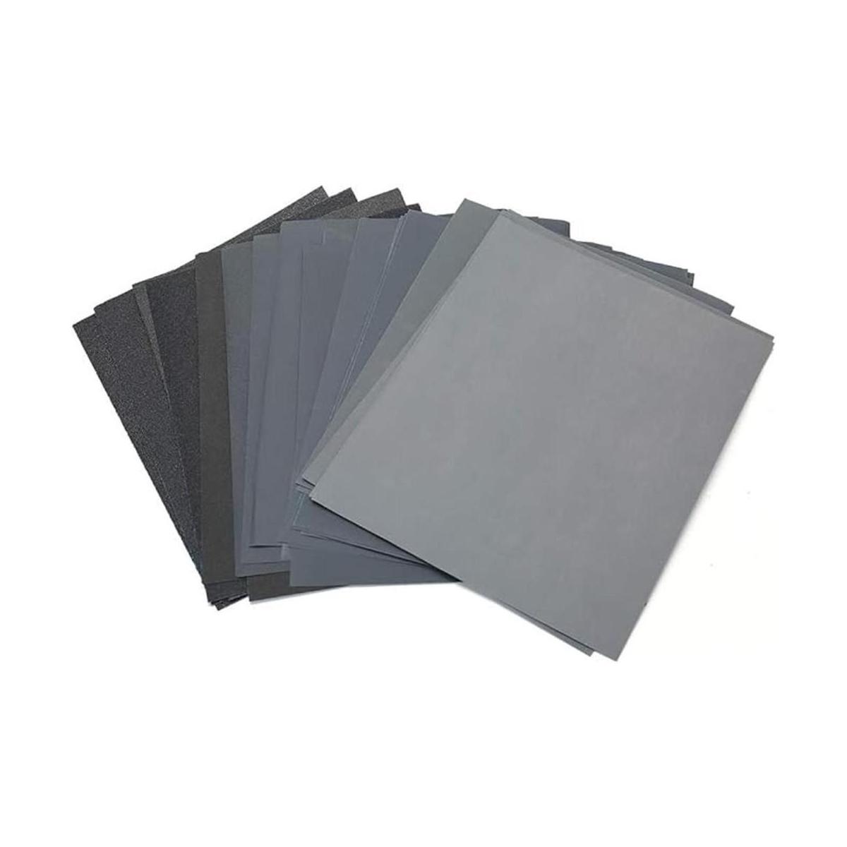 LotFancy surtido de papel de lija de grano 80 a 3000 30