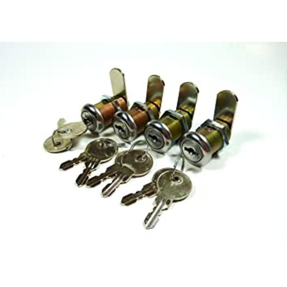 4Pk 78 Cam Lock doble Bitted con 6Disc Vaso Keyed