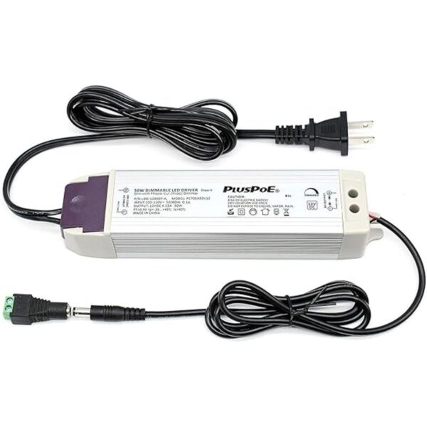 PLUSPOE Tira de luz LED regulable de 50 W 4.15 A