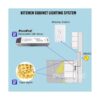PLUSPOE Tira de luz LED regulable de 50 W 4.15 A