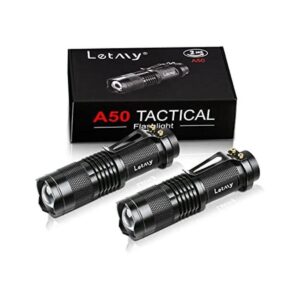 LETMY Linterna táctica mini linternas LED superbrillantes