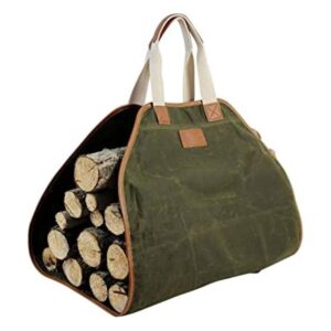 Bolsa de transporte de troncos de lona bolsa de madera