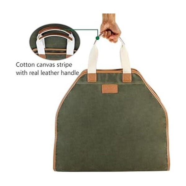 Bolsa de transporte de troncos de lona bolsa de madera
