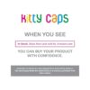 Kitty Caps Tapas de uñas para gatos Cubiertas de garra
