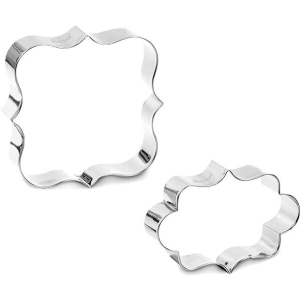 Bakerpan Juego de 2 moldes para galletas acero inoxidable_1