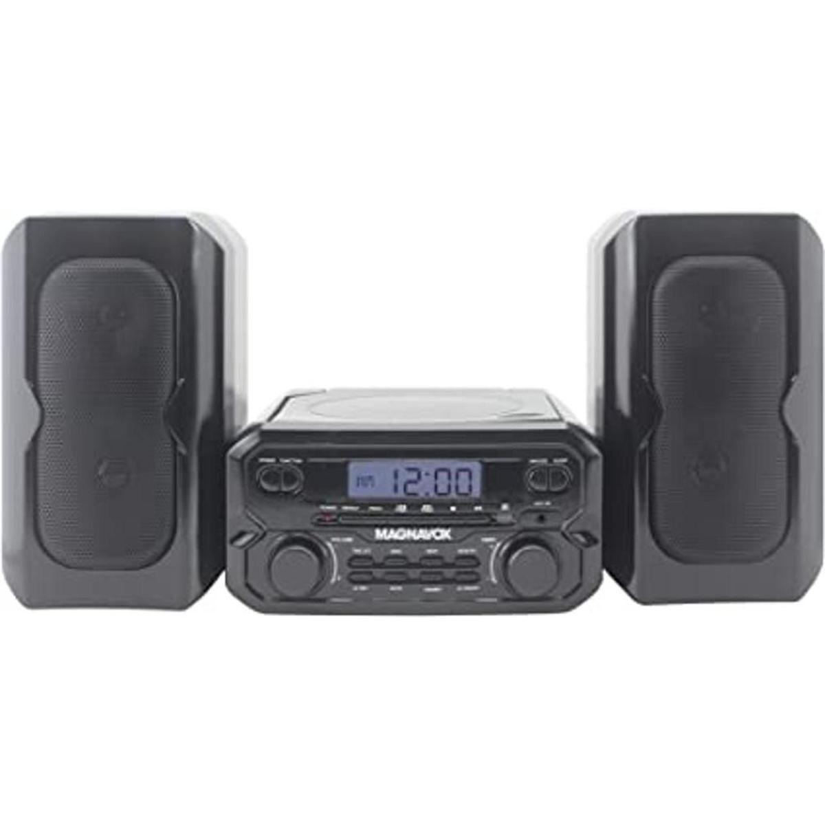 Magnavox MM435MBK Sistema compacto de estante de CD de 3