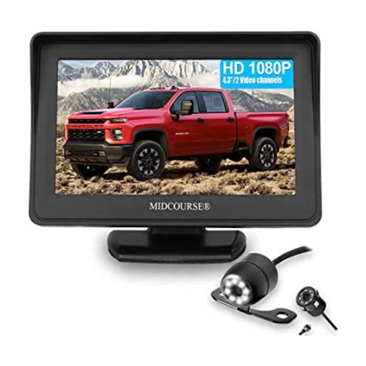 Kit de cámara de respaldo y monitor para coche