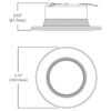 Halo Downlight LED inteligente empotrable RL460WHZHA69