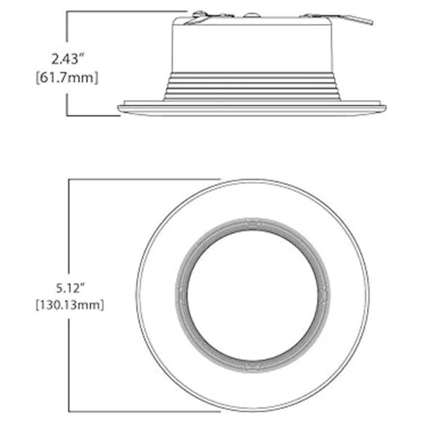 Halo Downlight LED inteligente empotrable RL460WHZHA69