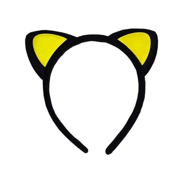 Disfraz de gato negro de Halloween de 4 piezas para niñas_2