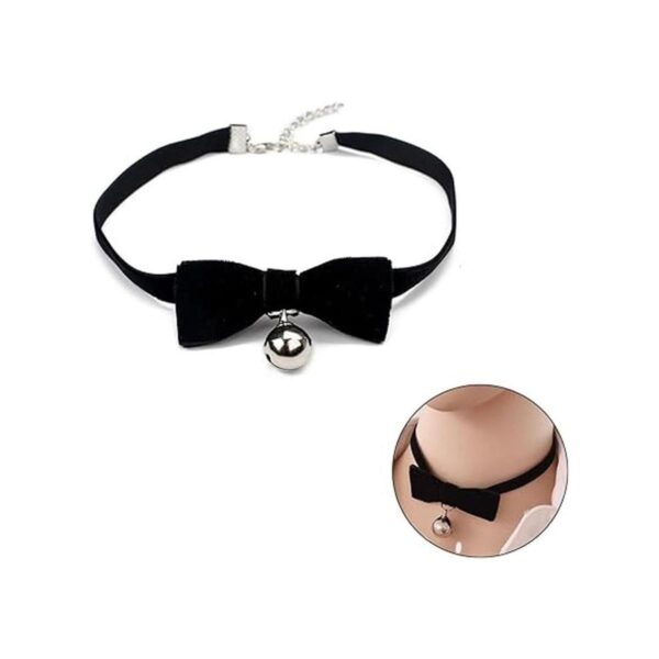 Disfraz de gato negro de Halloween de 4 piezas para niñas_3